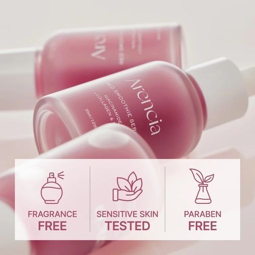 Red Smoothie Serum 8 , Niacinamide 8% + Collagen & Peptide thumbnail 6